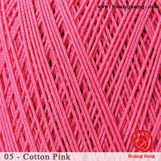 Mercerized cotton crochet pink