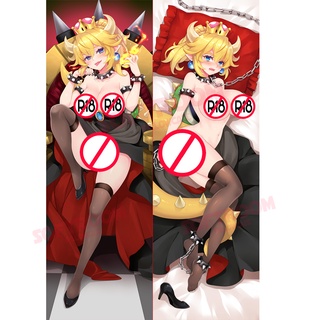 Bowsette Mario Dakimakura ปลอกหมอนอิงโซฟา แบบนิ่ม ลายอนิเมะญี่ปุ่น Otaku ขนาด 50x150 ซม. DK2577