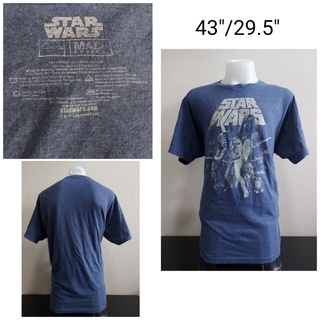 เสื้อยืดมือสอง USA Star Wars ลายรวมตัวละครแท้