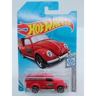 Volkswagen Beetle กระบะ สีแดง แท้ Hot wheels