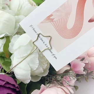 (พร้อมส่ง)ก้านเสียบการ์ดวาเลนไทน์10ชิ้น/ไม้เสียบการ์ด/ก้านเสียบนามบัตร/ก้านเสียบรูป ปักบนดอกไม้ ต้นไม้(ไม่มีการ์ด)