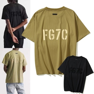 เสื้อยืดแขนสั้นลําลอง พิมพ์ลาย Fear FOG OF GOD แฟชั่นสําหรับผู้ชาย และผู้หญิง