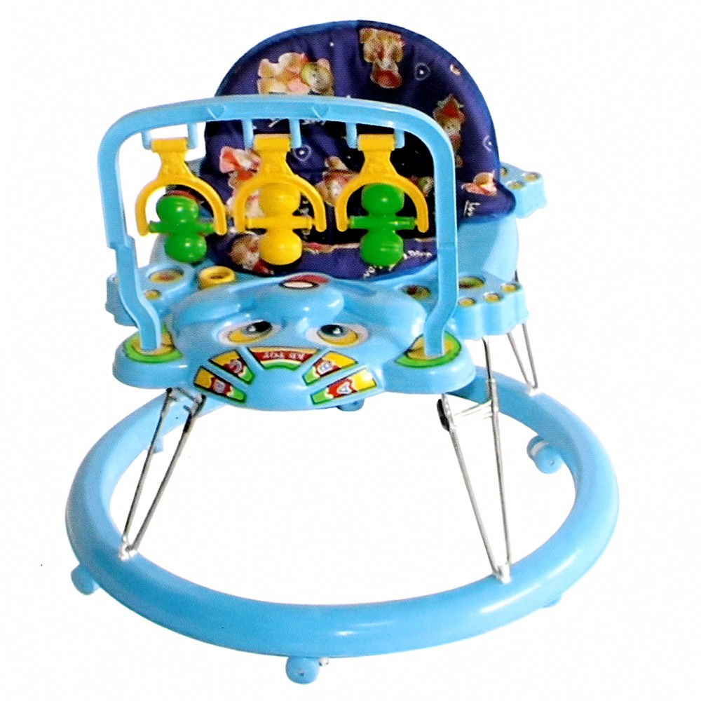 TELECORSA Toddler cars, moving forward, bear music, no.804 (assorted), Baby-Walker-Stroller-toy-Kids-music-Blue-05D-PSK2