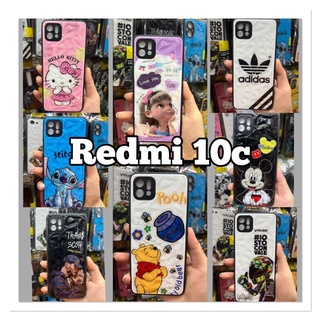 เคส📲💁 เคส 3D การ์ตูนน่ารัก Redmi10C Redmi9A Redmi 10 🎉เคสปิดกล้องการ์ตูนน่ารัก