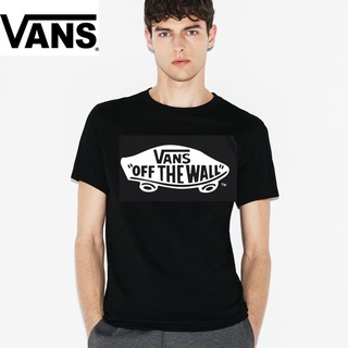 [S-5XL]VANS เสื้อยืดแขนสั้นเสื้อขนาดใหญ่แฟชั่น Unisex ไซส์ Xs-5Xlสะดวกสบาย