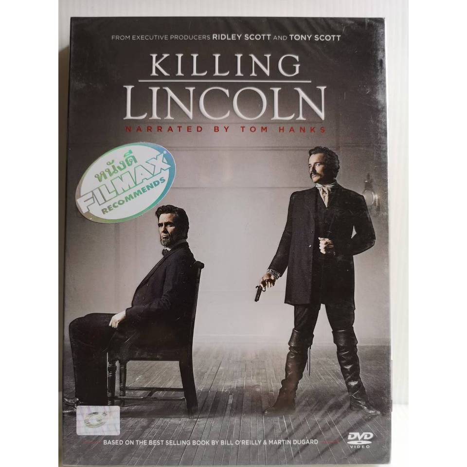 DVD : Killing Lincoln (2013) แผนฆ่าลินคอล์น  From Executive Producers Ridley Scott and Tony Scott " Tom Hanks "