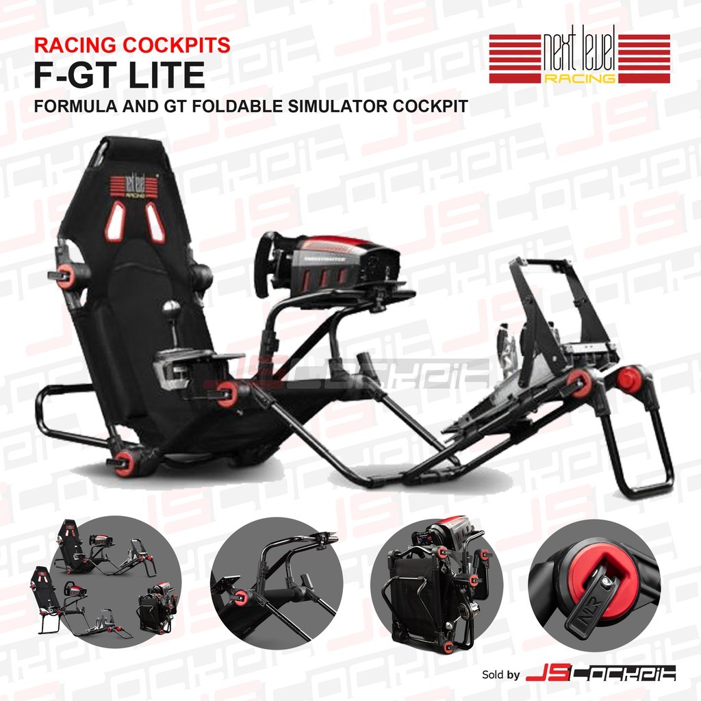 Next Level Racing รุ่น F-GT LITE ,Full Cockpit พับได้ทั้งแบบ Formula และ GT