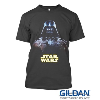 ย้อนยุคGILDAN เสื้อยืด ลาย Star Wars Darth Vader 2 นิ้วS-5XL