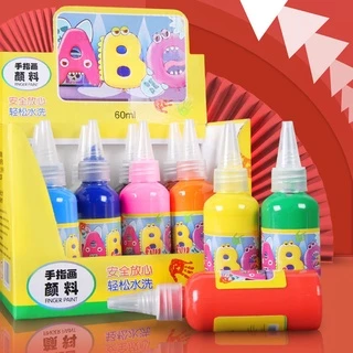 CloudBaby💖ชุดระบายสีจิตรกรรม สีน้ำเข้มข้น สำหรับ 12 สี เด็กล้างทำความสะอาดได้ สนุกปลอดสารพิษ เม็ดสี