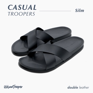 รองเท้า Urban Trooper รุ่น Casual Troopers Leather  สี Charcoal