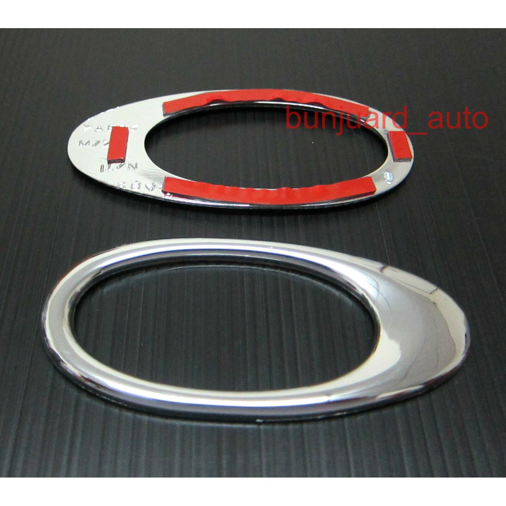 (1คู่) ครอบไฟแก้ม รถกระบะ มาสด้า บีที50 2006 - 2012 ครอบไฟข้าง วงรี ชุบโครเมี่ยม Mazda BT-50 BT50 ขอ