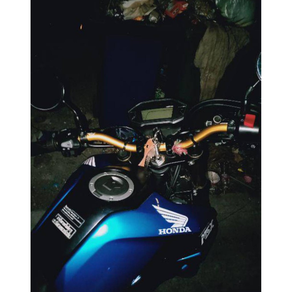 แฮนด์มงกุฎ  ทรงกลาง ขนาด22mm.  เลี้ยวไม่ติด  PCX2018-2020ใส่ได้ - รูปที่ 3