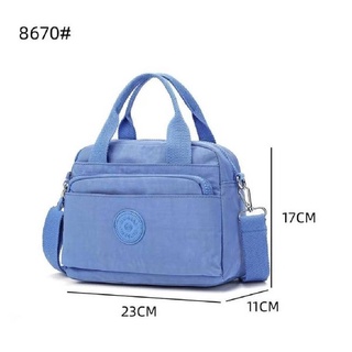 [8670] Mindesa bag กระเป๋าสะพายข้างผ้ากันน้ำ