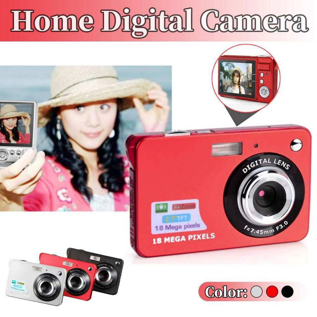 Mini Camera 2.7Inch TFT LCD Display 18MP 1080P 8x Zoom Digital Camera ...