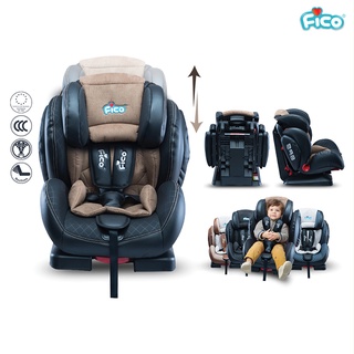 Fico คาร์ซีท รุ่น London Series3 New (ES02 New ล็อตใหม่เบาะนิ่มขึ้น 20%) เบาะทำจากหนังและผ้ากำมะหยี่ สำหรับเด็ก 9 เดือน - 12 ปี ใส่โค้ด 2022MALL11 ลดเพิ่ม10%