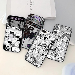 เคสโทรศัพท์มือถือ ซิลิโคนนุ่ม ลายการ์ตูนอะนิเมะ Ahegao สําหรับ OPPO A16S A16E A16K A3S A5S A37 A39 A57 A59 A77 A5 2020 A9 A7 F1S F3