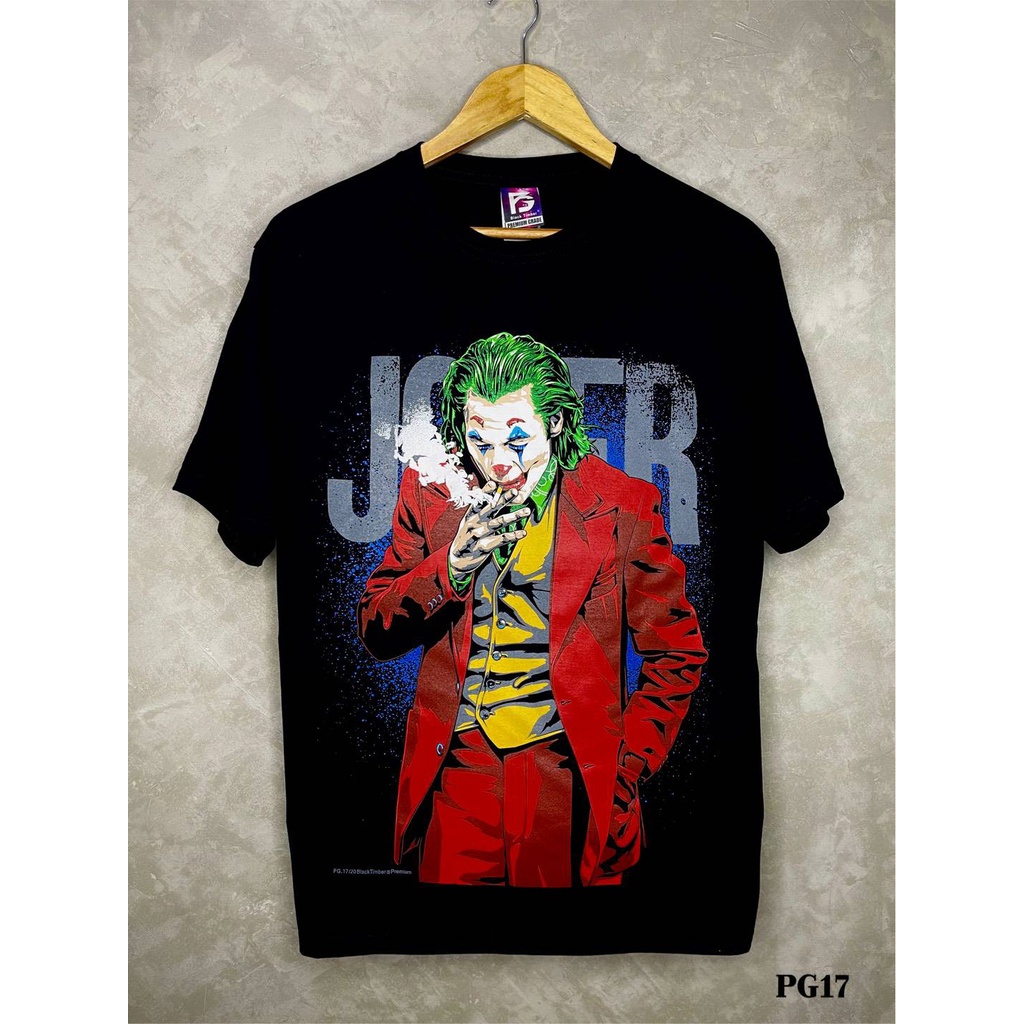 Jokerเสื้อยืดสีดำสกรีนลายPG17