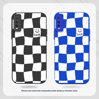 Angel Eyes Chessboard Luck Case VIVO Y90 Y1S Y91C Y51 Y51S Y51A Y53S Y31 เคสโทรศัพท์มือถือ เคสวีโว่ Y53 Y17 Y15 Y12 Y12i Y11 U10 Y50 Y30 Y30i Y20 Y20S Y20i Y12S Y30G Y11S Y12G Y12A Y20A Y20G Y91 Y91i Y93 Y95 Y70 Phone Casing