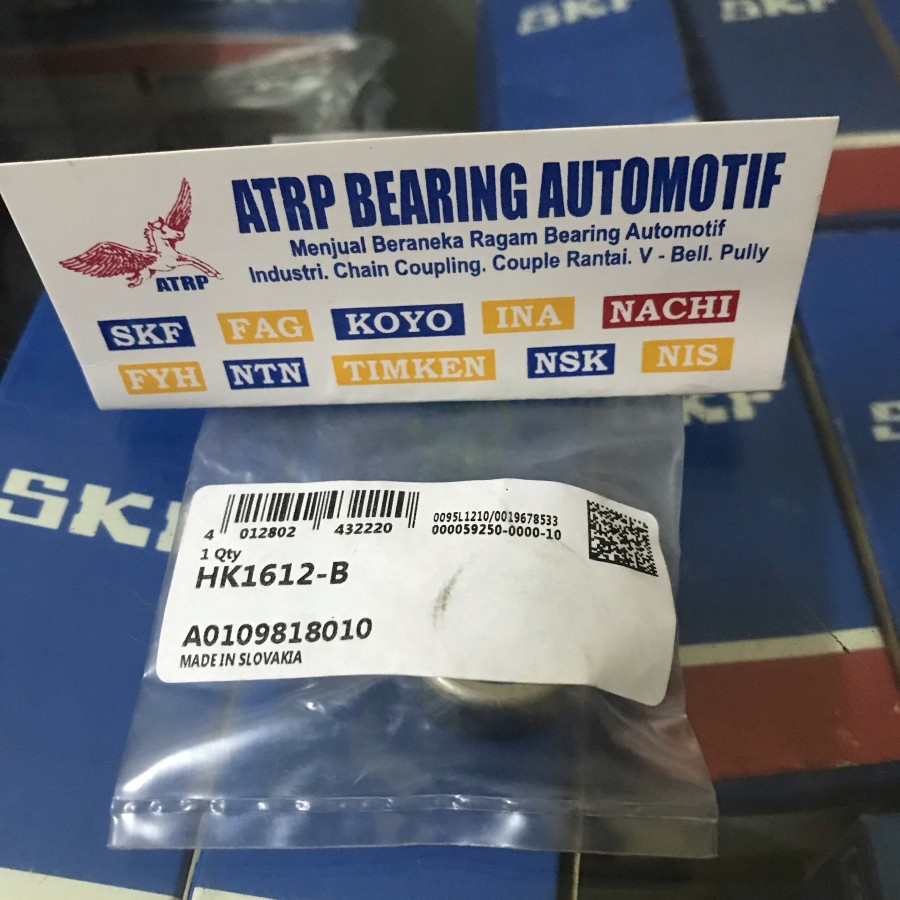 NEEDLE BEARING HK1612 HK 1612 B INA ORIGINAL 16X22X12