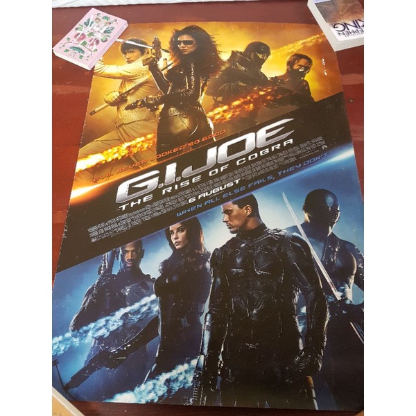 โปสเตอร์หนัง ใบปิด GI JOE The rise of cobra
