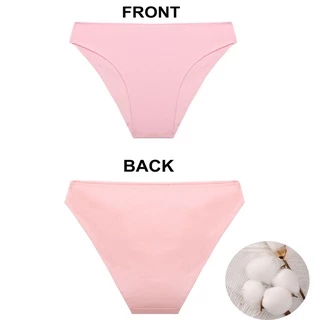 Allofme M-XXL กางเกงชั้นใน ผ้าฝ้าย ชุดชั้นใน เซ็กซี่ ระบายอากาศ สีพื้น สําหรับผู้หญิง