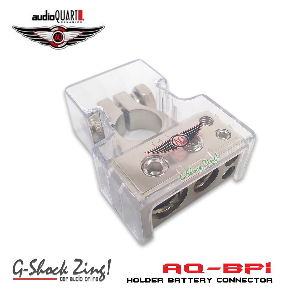 AUDIO QUART Holder Connecter Battery หัวขั้วแบตเตอร์รี่ (+) แยก4ช่อง สำหรับพ่วงสาย AUDIO QUART รุ่น AQ-BPI