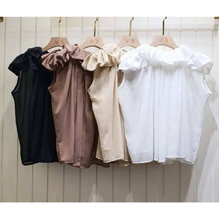 Cape Silky Blouse  เสื้อคอปกเชิ๊ต  ดีเทล