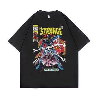 เสื้อยืด ขนาดใหญ่ พิมพ์ลาย Psycho Crucify DR Strange | สีดํา | เสื้อยืด ขนาดใหญ่ | สไตล์วินเทจ | เสื้อท็อปสามารถปรับแต่ง