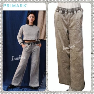 Primark_Denim Wide Legs Trouser กางเกงทรงขากว้างผ้าฟอก ชายหญิงใส่ได้หมด