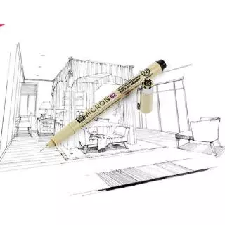 (พร้อมส่ง) ปากกามาร์กเกอร์ Sakura Pigma Micron 12 ขนาด สําหรับวาดภาพ