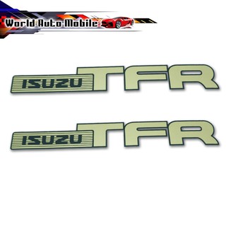 สติ๊กเกอร์ Sticker ISUZU TFR สี Gold, Black Tfr Isuzu 2, 4 ประตู ปี1992 - 2002