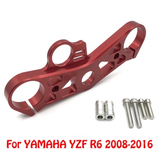 อุปกรณ์เสริม แคลมป์ยึดแฮนด์บาร์ สําหรับรถจักรยานยนต์ Yamaha YZF R6 YZF-R6 YZFR6 2008 2009 2010 2011 2012 2013 2014 2015 2016