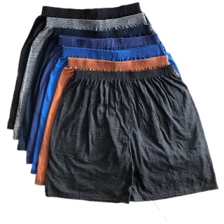📌ซื้อครบ10แถม1📌กางเกงบ๊อกเซอร์ ผ้านิ่มยืด สีพื้นBoxer M-2XL FL36