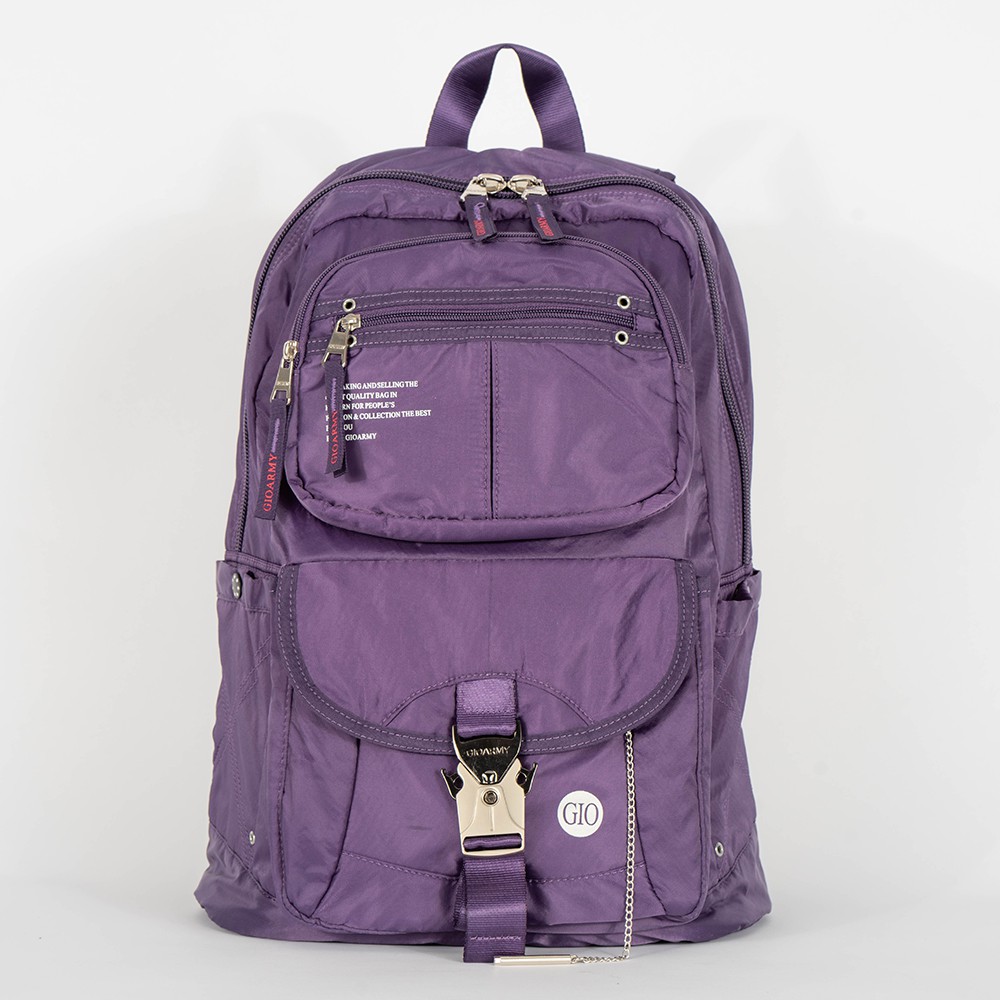 GIOARMY กระเป๋าเป้รุ่น Carter P54343 (ขนาดใหญ่) กระเป๋าสะพายหลัง - Black,Blue,Orange,Pink,Red,Purple