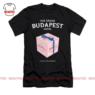 เสื้ เสื้อยืด พิมพ์ลายโปสเตอร์ภาพยนตร์ The Grand Budapest Hotel Alternative สําหรับผู้ชายS-5XL