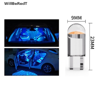 [WillBeRedT] หลอดไฟโดม LED W5W 194 T10 6000K สีขาว สําหรับรถยนต์ 2 ชิ้น