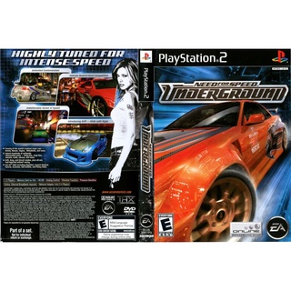 แผ่นเกมส์ PS2 Need for Speed Underground   คุณภาพ ส่งไว (DVD)