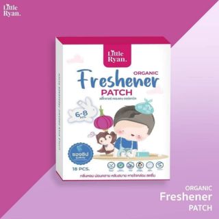 Little Ryan Organic Freshener Patch 18 PCS. สติ๊กเกอร์ หอมแดง ออร์แกนิค กลิ่นหอม ผ่อนคลาย หลับสบาย หายใจคล่อง