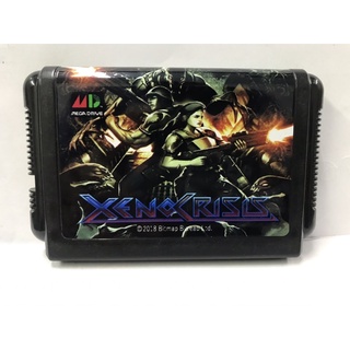 ตลับ Mega Drive ( Repro ic หนักๆ ) Xeno Crisis ลุยด่านสนุกๆ MD Mega Drive