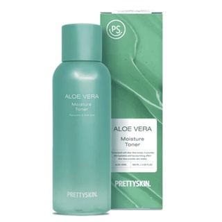 Pretty Skin Aloe Vera Moisture Toner 180ml.พริตตี้สกินอโลเวร่ามอยส์เจอร์โทนเนอร์ 180มล.