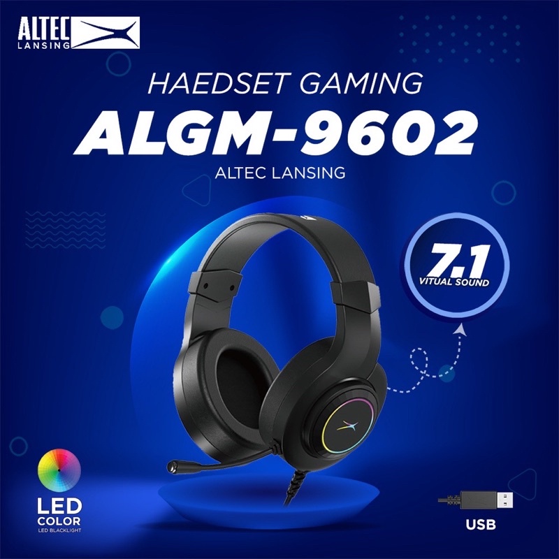 หูฟัง Altec lansing รุ่น 9602 หูฟังเกมมิ่ง 7.1 SURROUND Gaming Headset