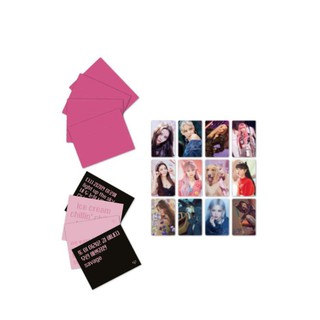 【BLACKPINK แท้จริง】 [THESHOW] BLACKPINK LYRICS CARDS + PHOTOCARDS SET