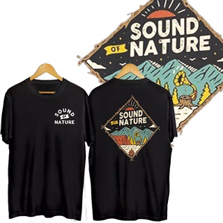 เสื้อยืดโอเวอร์ไซส์เสื้อยืด พิมพ์ลาย Sound OF NATURE DISTRO สําหรับผู้ชายS-3XL