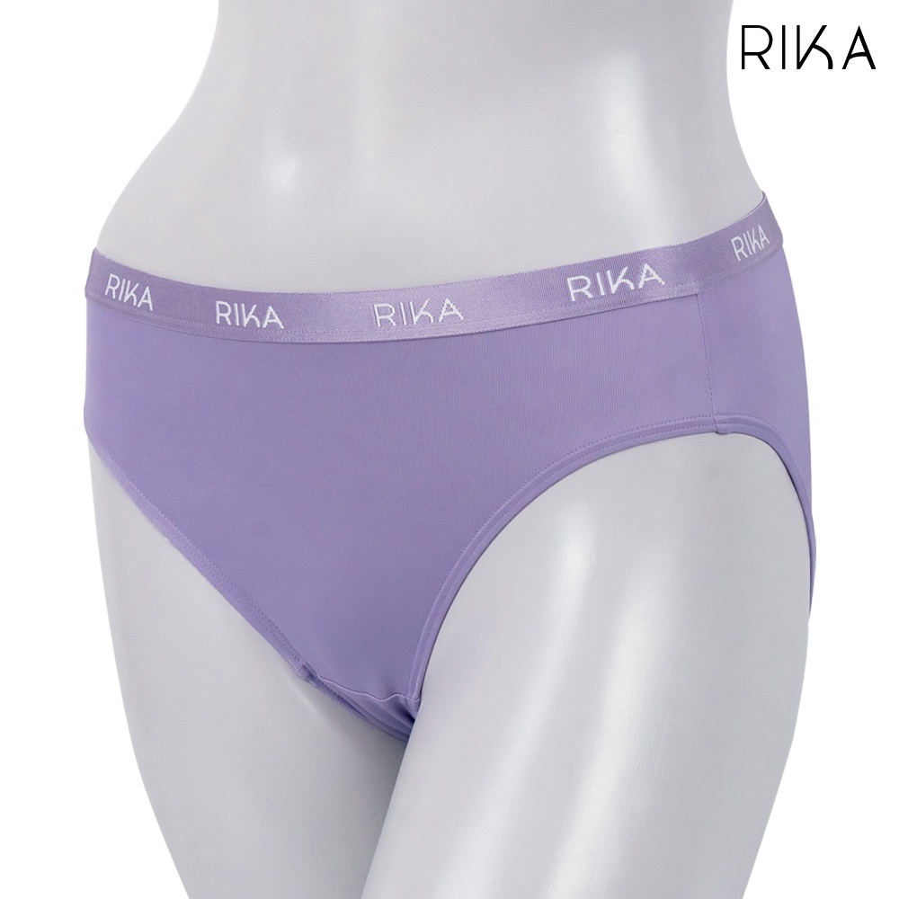 RIKA กางเกงใน ทรง Half  EN2002  ขอบข้างกว้าง  เนื้อผ้าไลคร่า นุ่ม ยืดหยุ่นดี เก็บกระชับ ใส่สบาย