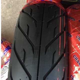 ยาง 120/70-14 ยาง Tubeless ไม่ใช้ยางใน ยางหลัง PCX ยางหน้า Demon 150 GN/GR หนึบเกาะถนนมั่นใจทุกสภาพถนน ยี่ห้อ Champion