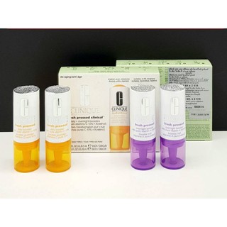 Clinique Fresh Pressed Clinical Daily andOvernight Boosters With Pure 
Vitamins C 10% + A (Retinol)