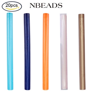 Nbeads แท่งกาวขี้ผึ้ง 11 มม. สําหรับปิดผนึกขวดไวน์ จดหมาย 20 ชิ้น