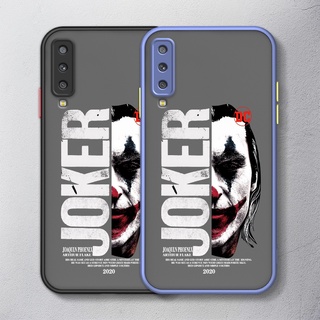 เคสโทรศัพท์มือถือ กันกระแทก ลาย The Joker สําหรับ Samsung Galaxy A22 A7 A5 A3 2016 2018 5G 4G For Soft Case Phone Casing Camera Lens Protector Full Cover simple Silicone Cases mobile covers