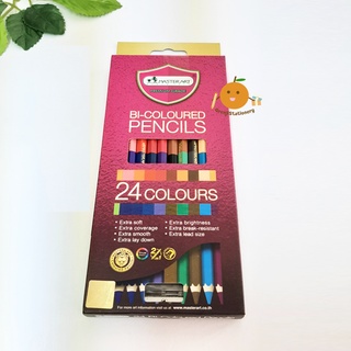 Master Art สีไม้มาสเตอร์อาร์ต 24 สี 2หัว