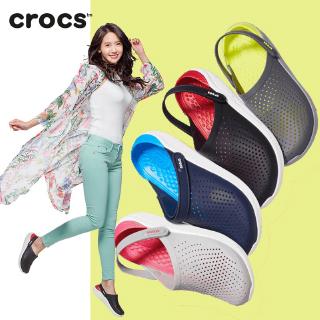 แท้100% Crocs รองเท้า ผู้ชายและผู้หญิงรองเท้าแตะ  เท้า แท้จริงรองเท้าชายหาด ราคาถูก